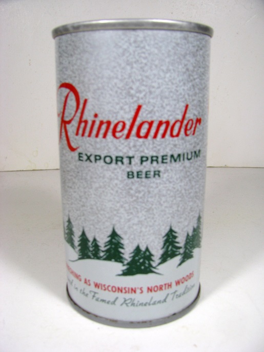 Rhinelander Export Premium - enamel silver - T/O - Click Image to Close